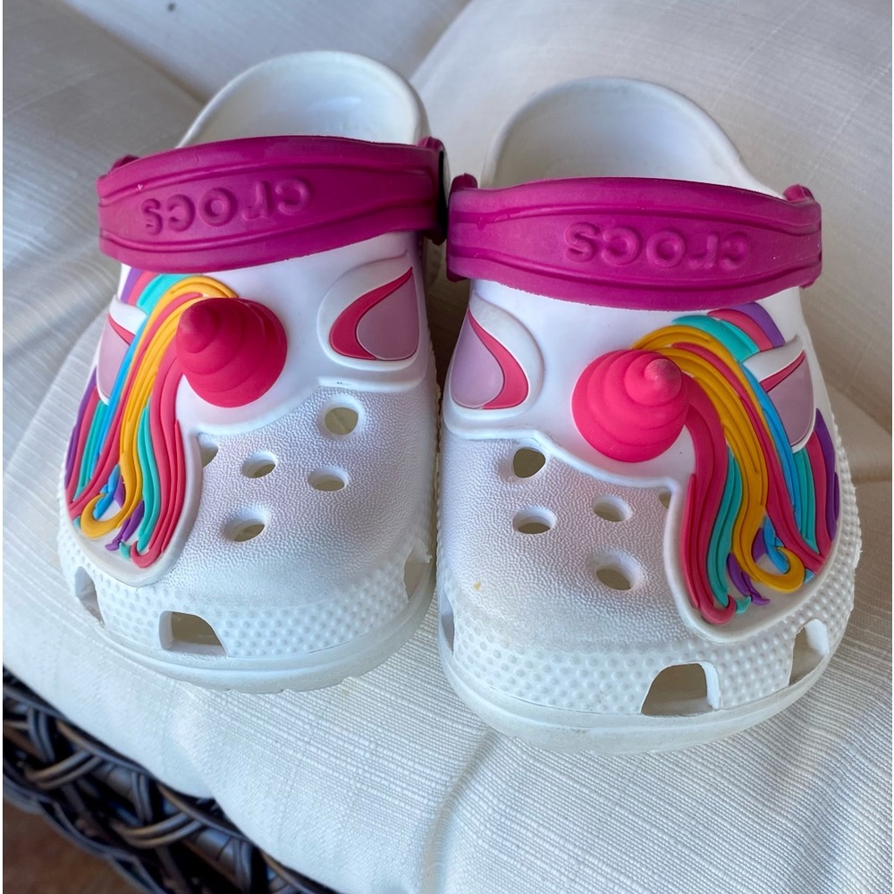 Little girls unicorn Croc’s